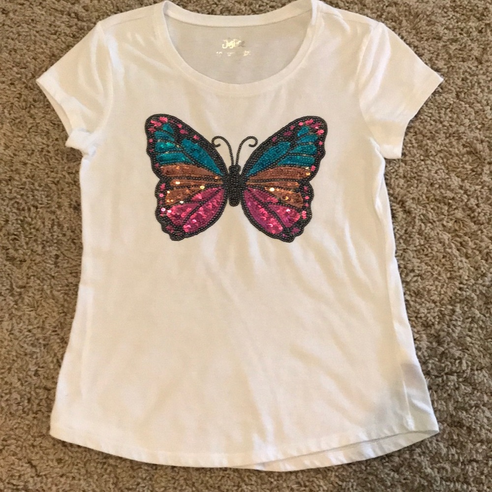 Girl’s Justice Sequin top, size 10